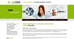 Desktop Screenshot of eko-pomiar.com.pl