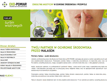 Tablet Screenshot of eko-pomiar.com.pl